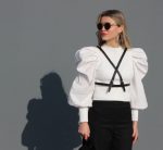 Amelie Harness crni remen s naramenicama križni