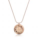 mirisni medaljon od rozog zlata locket of great courage