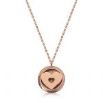 mirisni medaljon Shape of Love rozo zlato