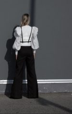 Amelie Harness crni remen s naramenicama odozada