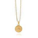 Wave of Gratitude mini medaljon ogrlica by Stilueta